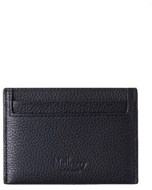 Mulberry Leren Kaarthouder Portemonnee Middernachtblauw