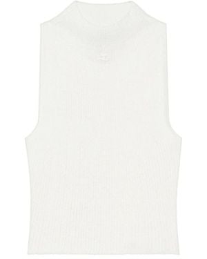 Courreges Sleeveless Tops - White