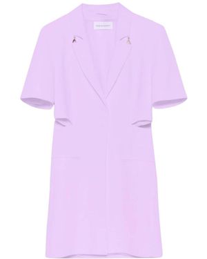 Patrizia Pepe Blazer Kleid Mit Cut-Out Details - Lila
