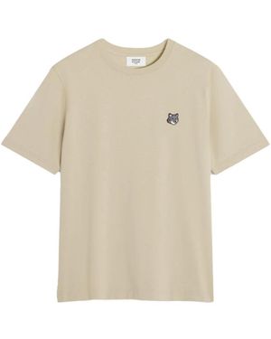 Maison Kitsuné T-Shirts - Natural