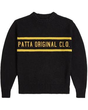 PATTA Round-Neck Knitwear - Blu