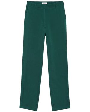 Anine Bing Straight Trousers - Green