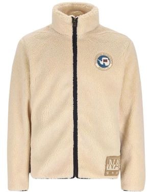 Napapijri Fleece Jackets - Neutro