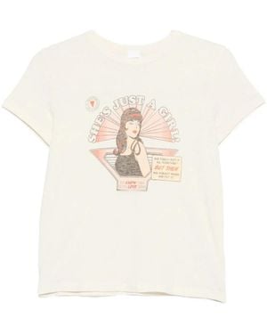 RE/DONE T-Shirts - Blanco