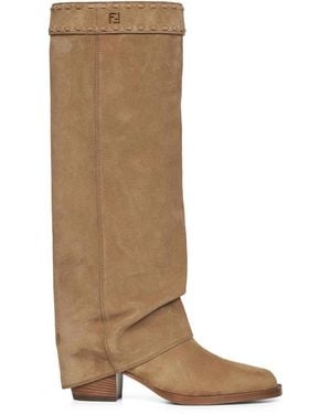 Fendi High Boots - Brown