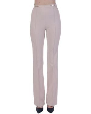 Elisabetta Franchi Wide Trousers - Grey