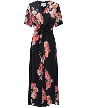 Karmamia Lily Wrap Dress - Zwart