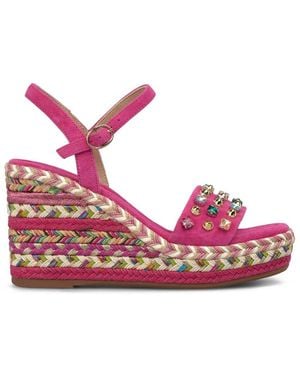 Alma En Pena. Wedges - Pink