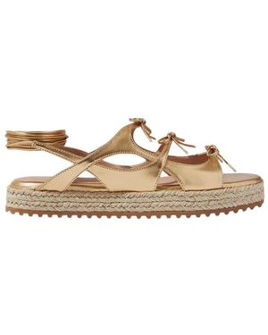 SCAROSSO Flat Sandals - Neutro