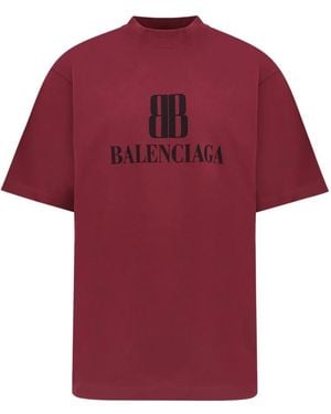 Balenciaga T-Shirts - Rojo