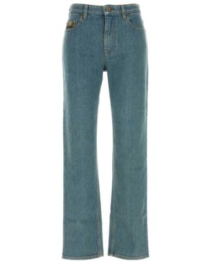 Burberry Rechte Jeans - Blauw