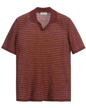 Roberto Collina Polo Hemden - Rood