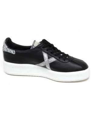 Munich Leder Schuh Barru Sky - Schwarz
