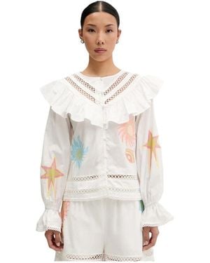 Never Fully Dressed Blouses - Blanco