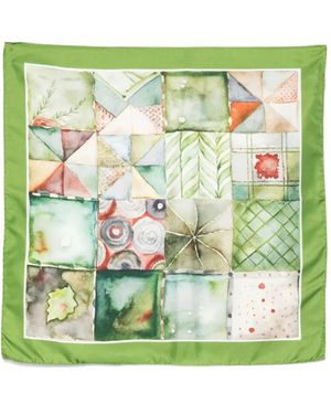 D'Aniello Silky Scarves - Verde