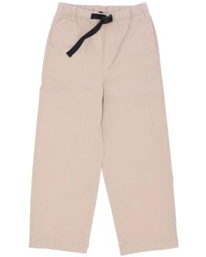 Element Broeken ,Bruin ,Katoen Hoge Taille Ballonbroek Oxford Tan - Naturel