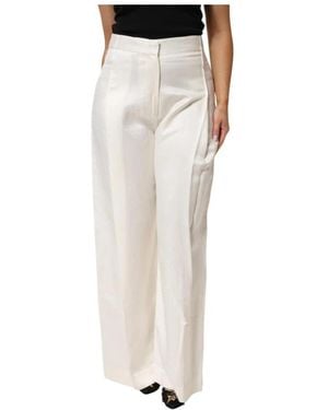 Brian Dales Wide Trousers - Blanco