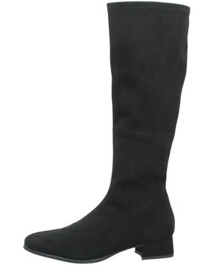 Miss Elastic High Boots - Negro
