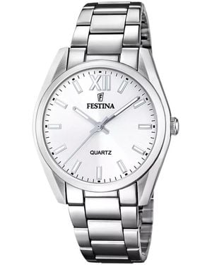 Festina Runde Uhr - Mettallic