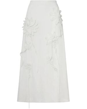 FARM Rio Midi Skirts - White