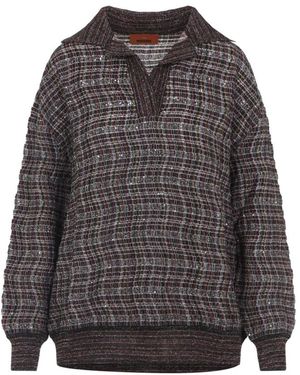 Missoni V-Neck Knitwear - Grijs