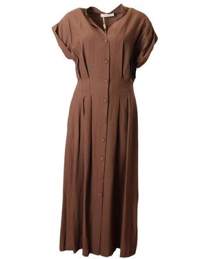Amélie & Amélie Shirt Dresses - Brown