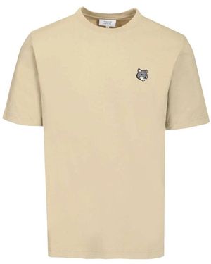 Maison Kitsuné T-Shirts - Natural