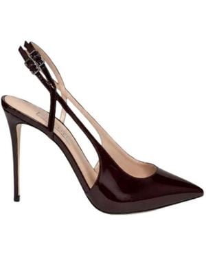 Casadei Schoenen ,Bruin ,Leer Tiffa Pomp