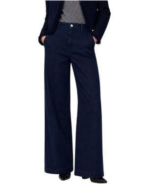 Kocca High-Waist Wide Jeans - Blau