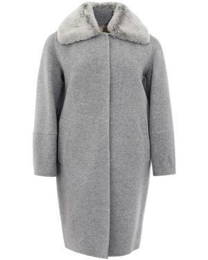 Herno Single-Breasted Coats - Grigio