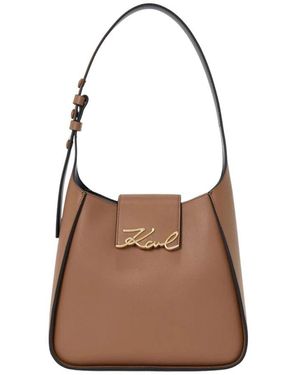 Karl Lagerfeld Shoulder Bags - Marron