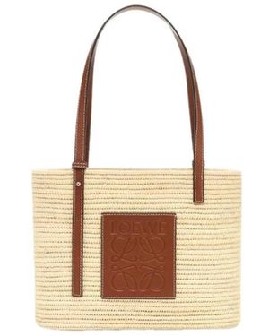 Loewe Tassen ,Leer Capazo Basket - Wit