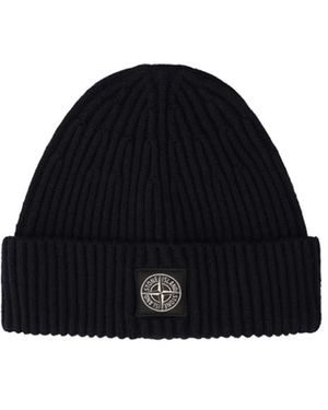 Stone Island Beanies - Nero