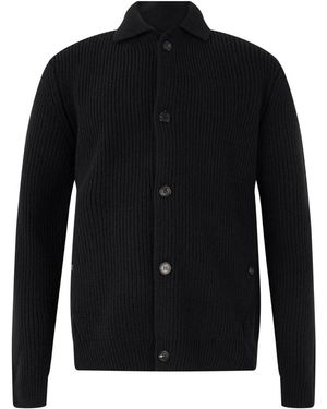 Slowear Wollcardigan - Schwarz