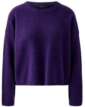Ouí Rundhals-Strickware - Lila