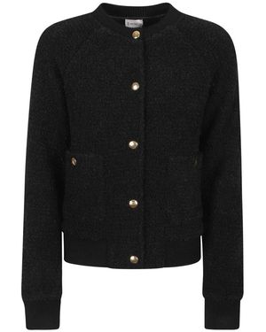 Moncler Truien & Vesten ,Zwart ,Wol Wolmix Vest