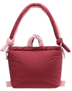 ölend Tassen ,Bruin ,Nylon Ona Soft Bag - Rood