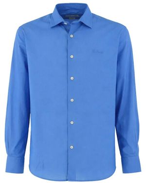 MC2 Saint Barth Klassisch Geschnittenes Hemd - Blau