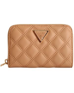 Guess Stilvolles Portemonnaie Für Männer Und Frauen - Braun