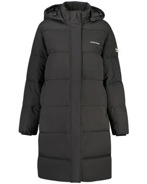 Guess Jassen ,Zwart ,Leer Short Jacket
