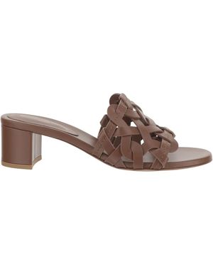 Gianvito Rossi Heeled Mules - Marrón