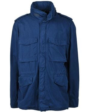 Aspesi Saharian 100% Baumwolljacke - Blau