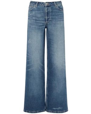 A.P.C. Jeans ,Blauw ,Katoen Elisabeth Wide Jeans
