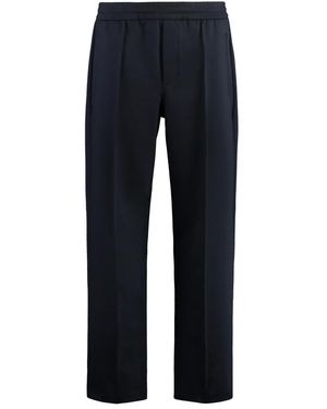 Emporio Armani Straight Trousers - Blue
