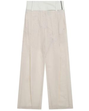 Sportmax Wide Trousers - White