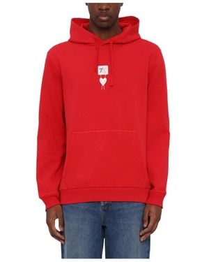 Emporio Armani Hoodies - Red