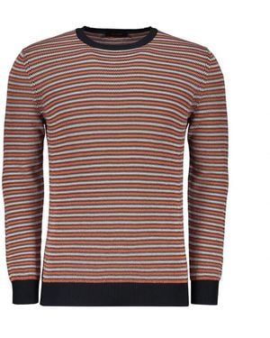 Moorer Round-Neck Knitwear - Marron