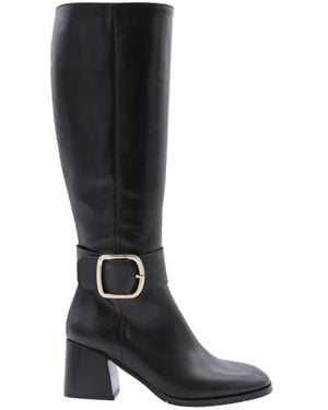 DONNA LEI Heeled Boots - Black