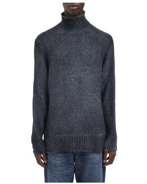 Avant Toi Maglia Collo Alto - Blau