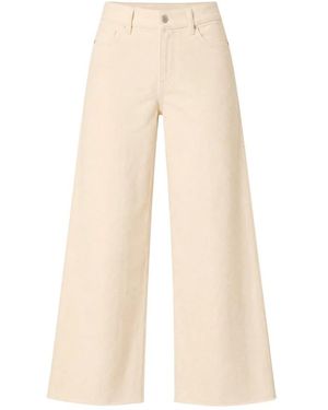 PAIGE Wide Jeans - Neutro